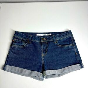 MOTO BLUE DENIM SHORTS SIZE 8/30